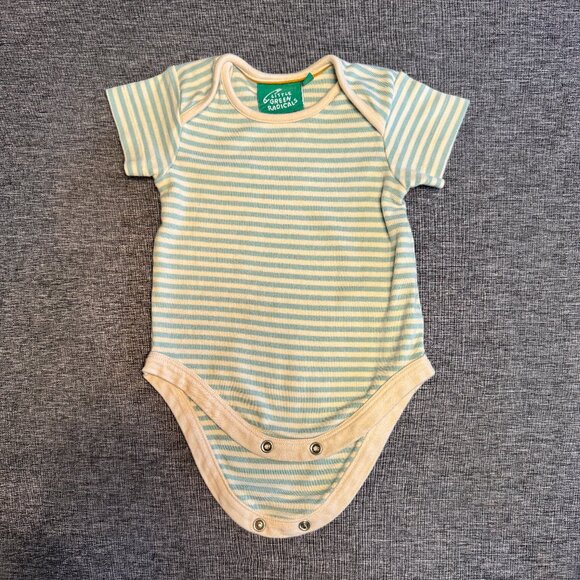 LITTLE GREEN RADICALS bundle of 2 onesies - short sleeve - size 6-9 mo - Picture 2 of 7